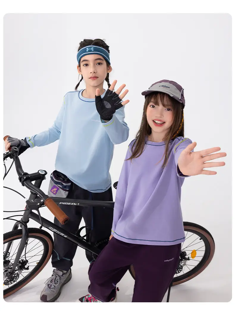 Girls Long Sleeve T-Shirt Orange Baby Dy 2025 — feature 14