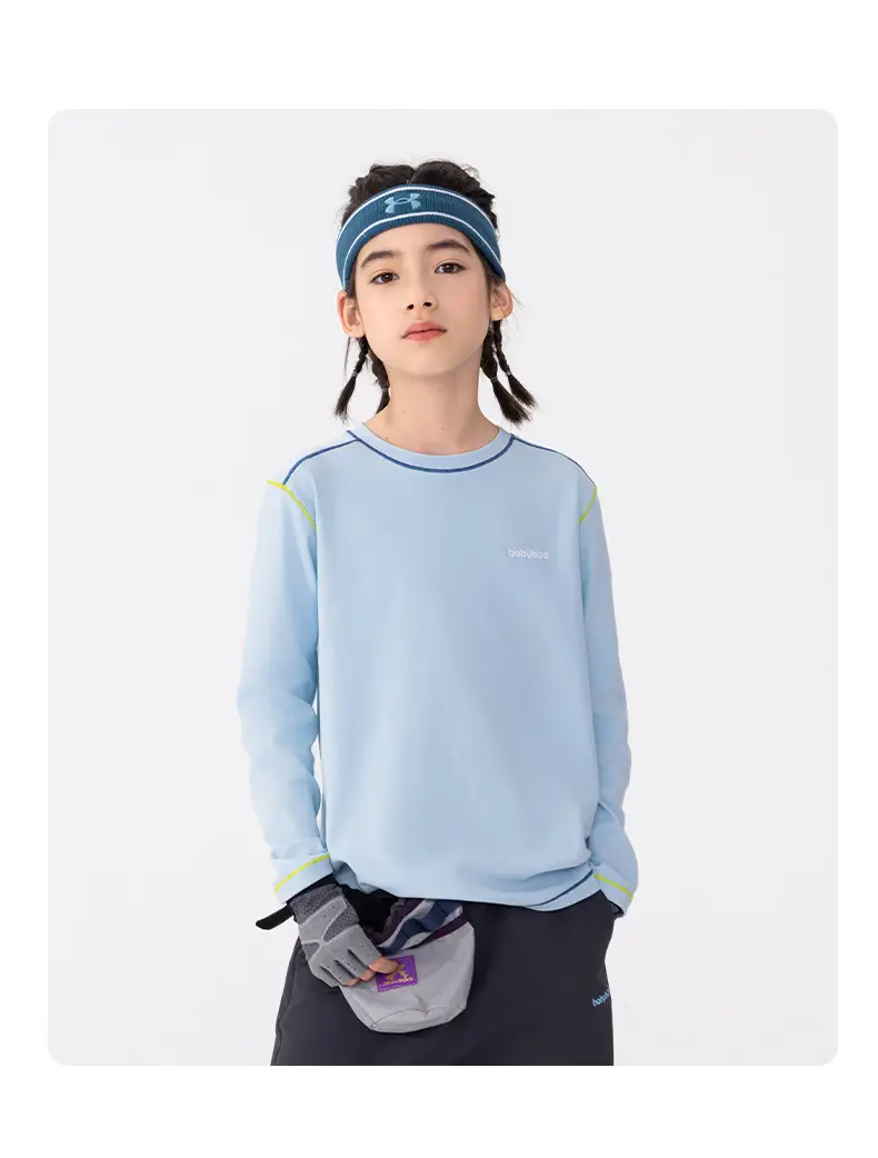 Girls Long Sleeve T-Shirt Orange Baby Dy 2025 — feature 16