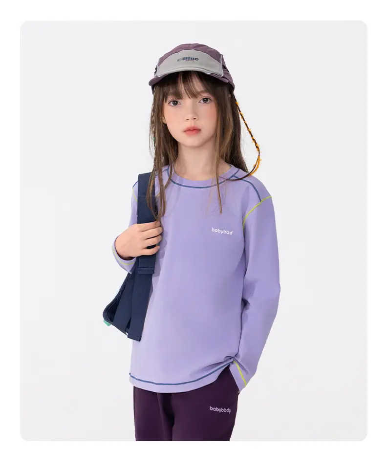 Girls Long Sleeve T-Shirt Orange Baby Dy 2025 — feature 20