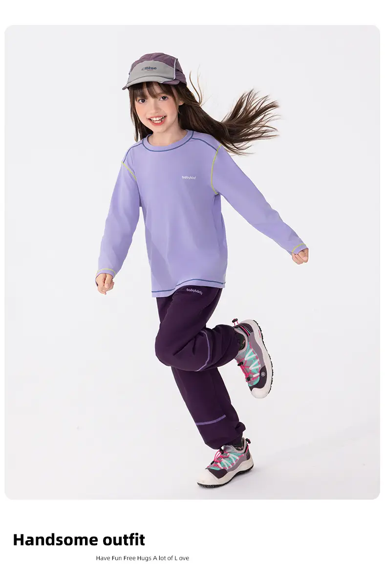 Girls Long Sleeve T-Shirt Orange Baby Dy 2025 — feature 21