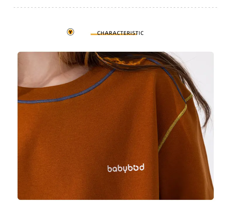Girls Long Sleeve T-Shirt Orange Baby Dy 2025 — feature 3