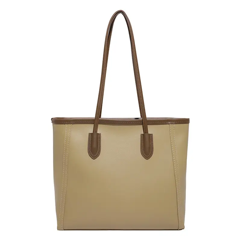 Frosted Women's Large Capacity Tote Bag Brown