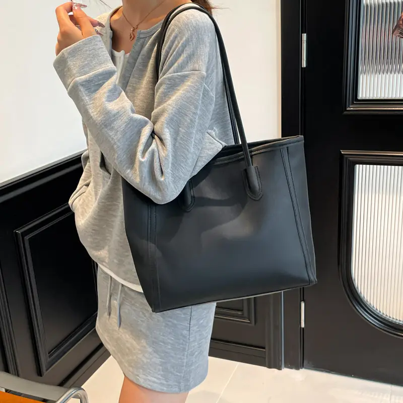 Frosted Women's Large Capacity Tote Bag Brown — feature 27
