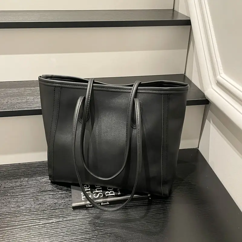 Frosted Women's Large Capacity Tote Bag Brown