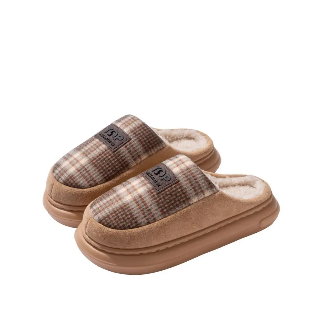 Anti-Slip Cotton Slippers Autumn and Winter 2025 New Indoor Home Silent Furry Warm Slippers for the Elderly Antibacterial - Image 8