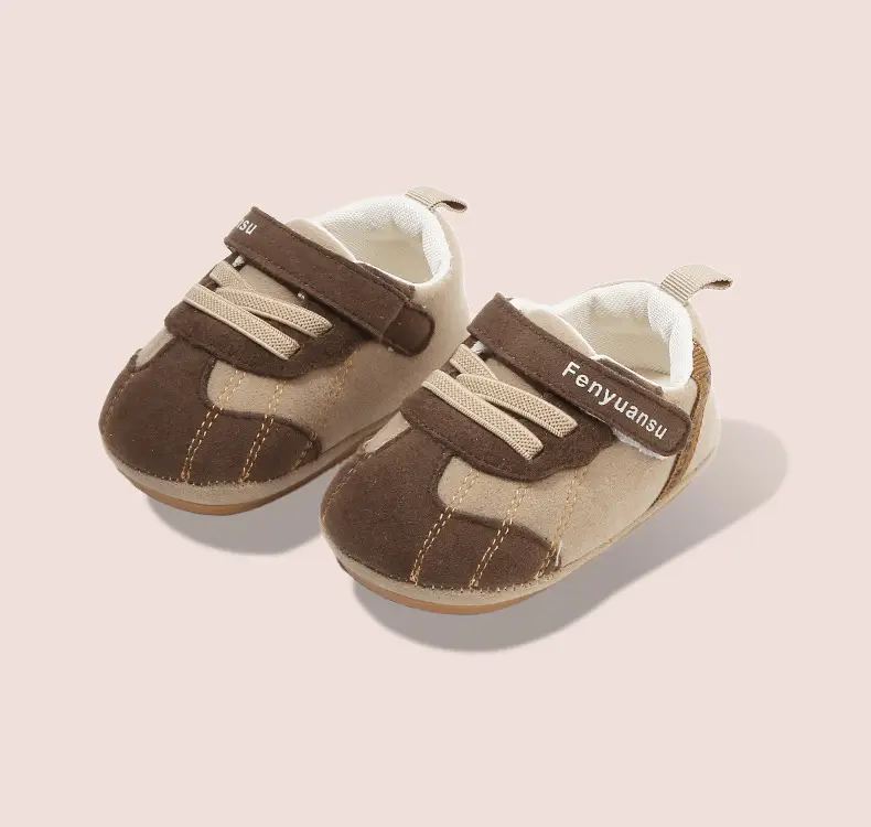 Baby Shoes Soft Sole 0-12 Months Brown — feature 24