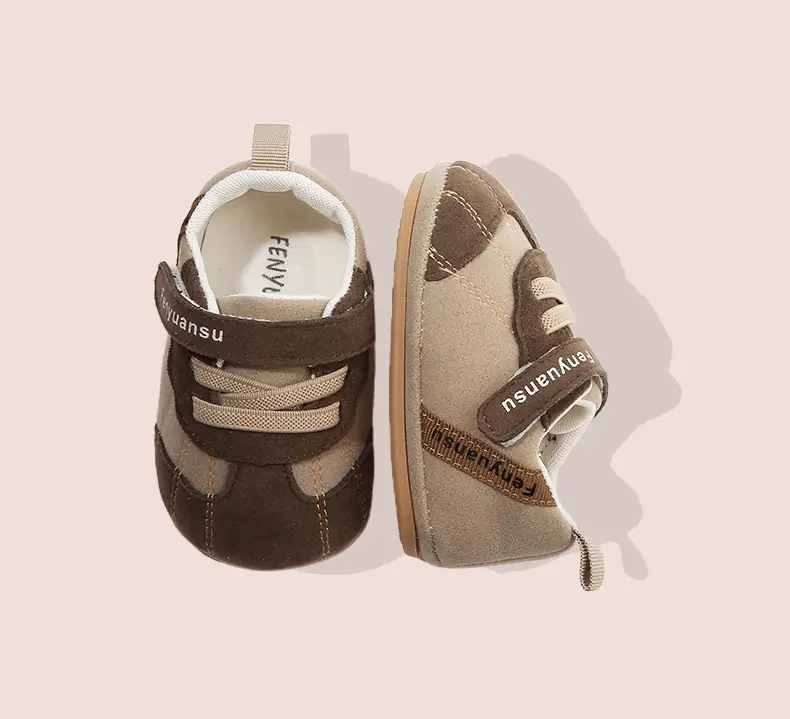 Baby Shoes Soft Sole 0-12 Months Brown — feature 25