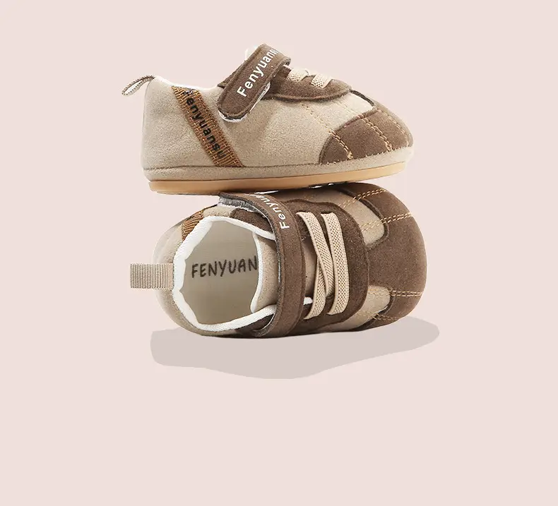 Baby Shoes Soft Sole 0-12 Months Brown — feature 26