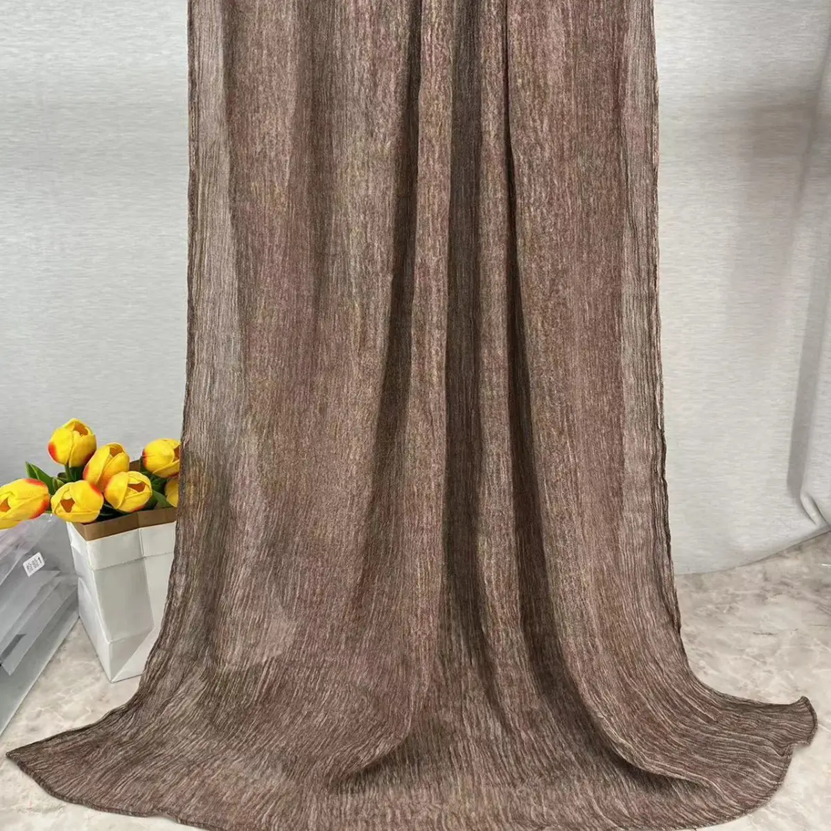 High-End Textured Artificial Silk Scarf Set 42# - Image 61