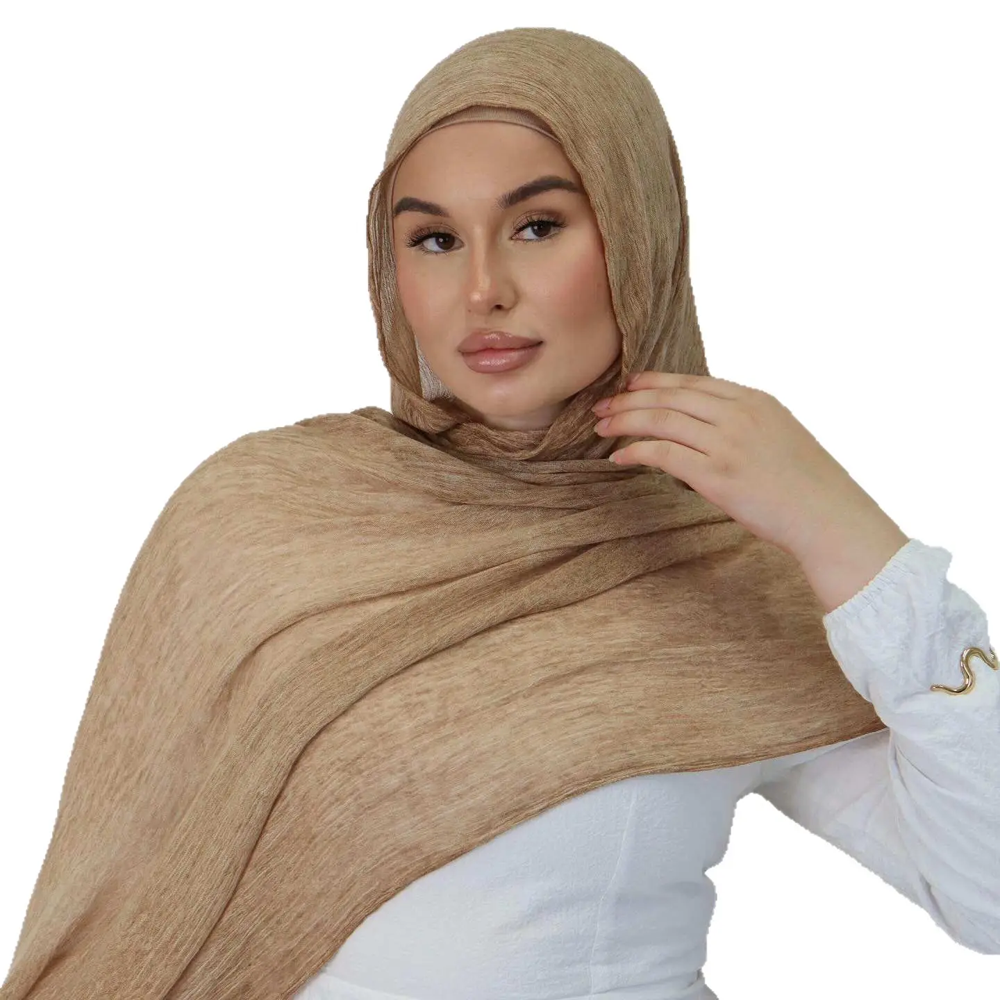 High-End Textured Artificial Silk Scarf Set 42# - Image 63