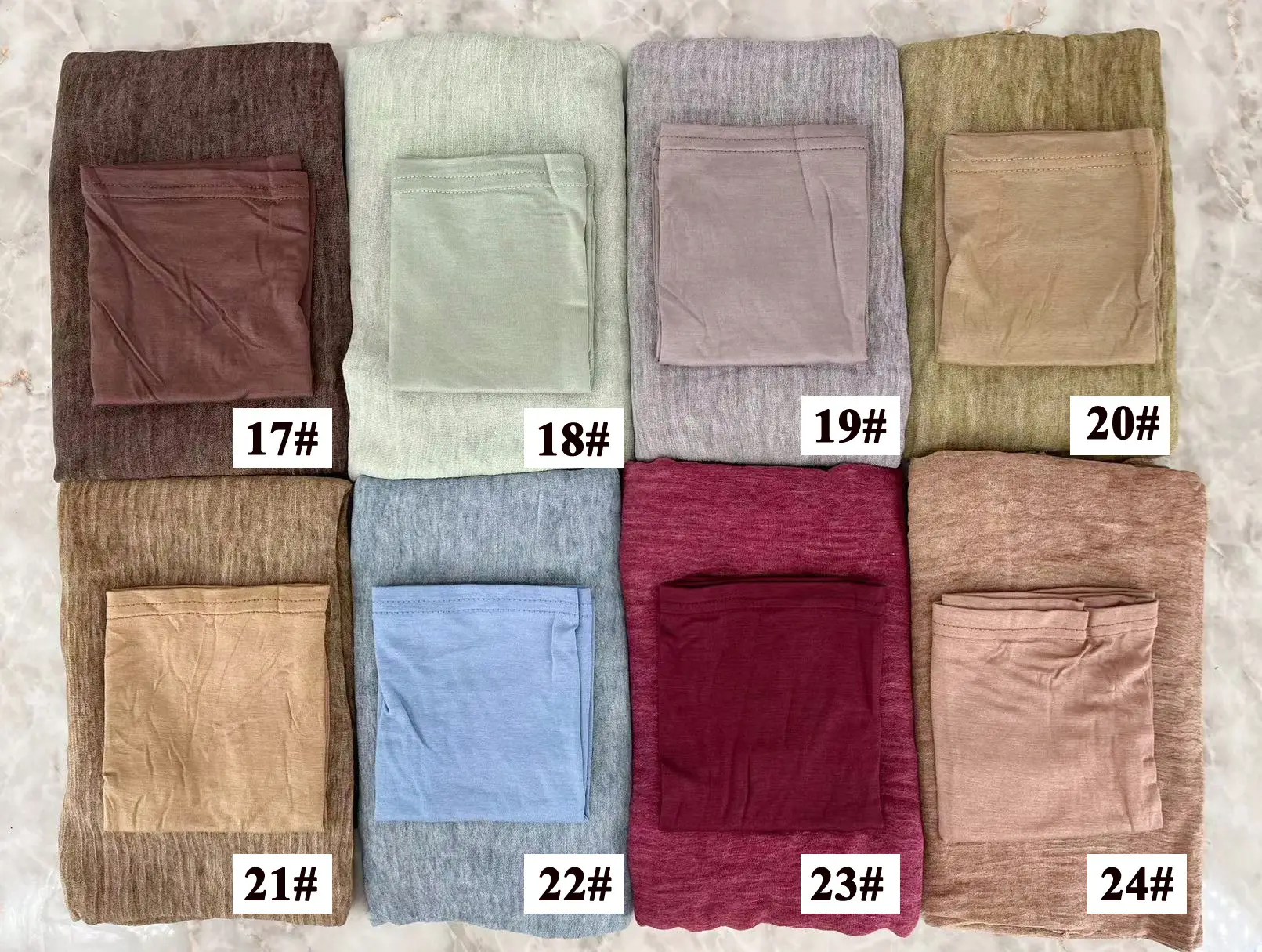 High-End Textured Artificial Silk Scarf Set 42# — feature 5