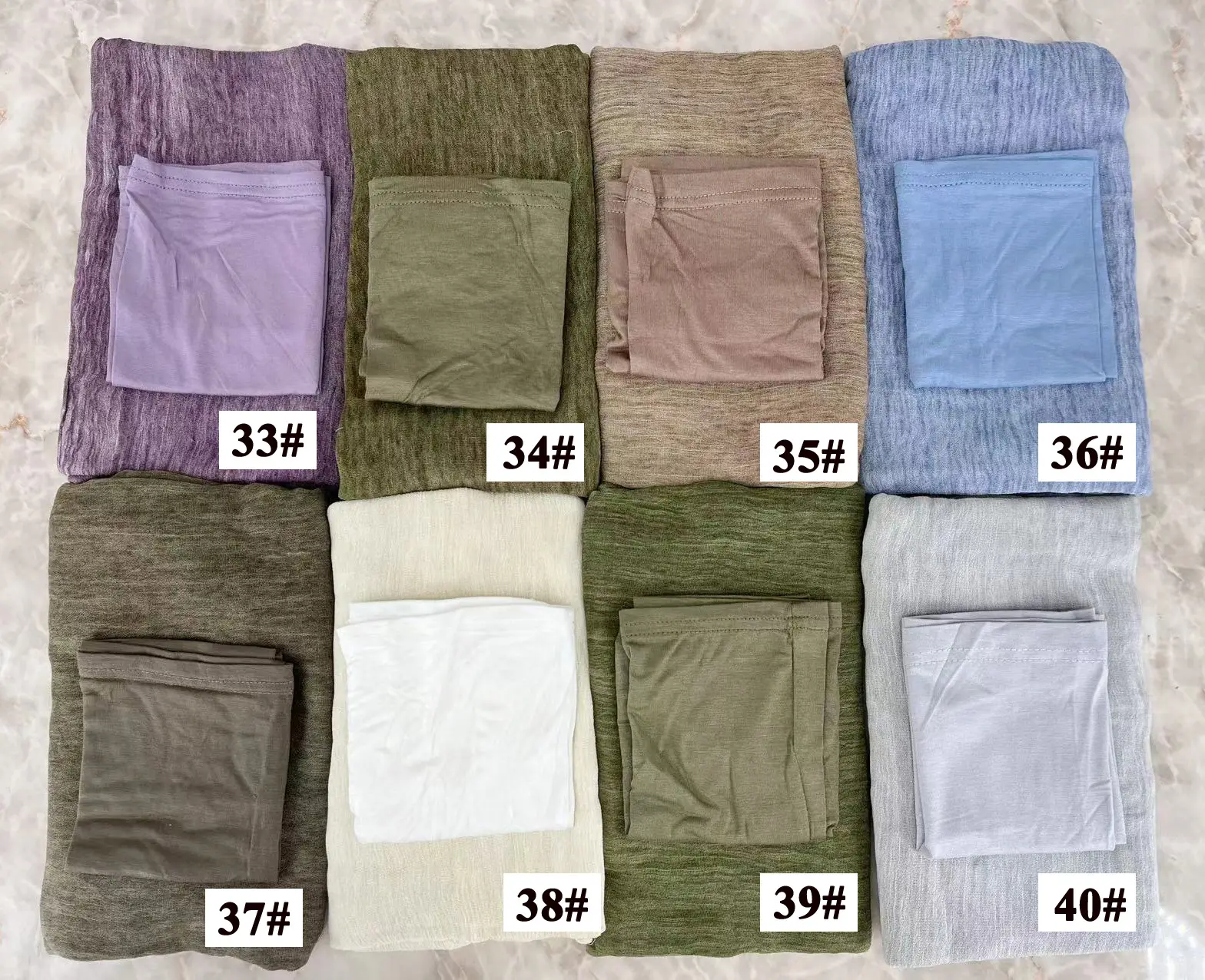 High-End Textured Artificial Silk Scarf Set 42# — feature 7