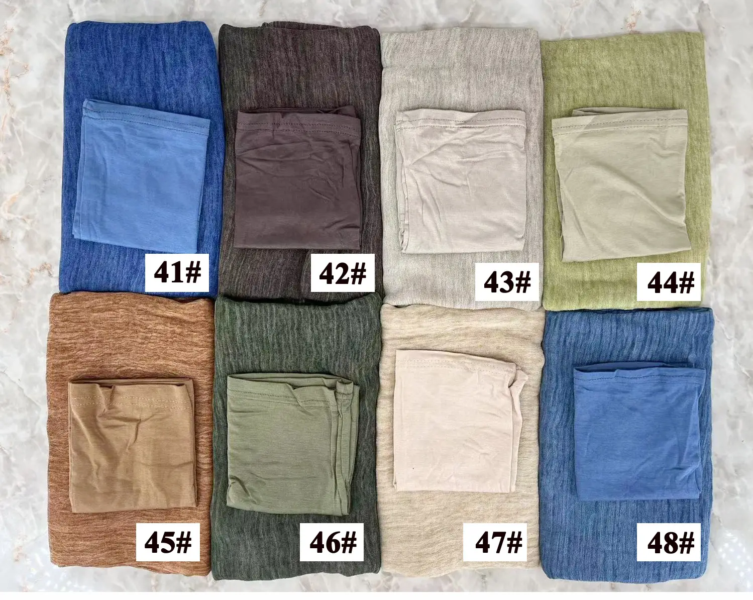 High-End Textured Artificial Silk Scarf Set 42# — feature 8