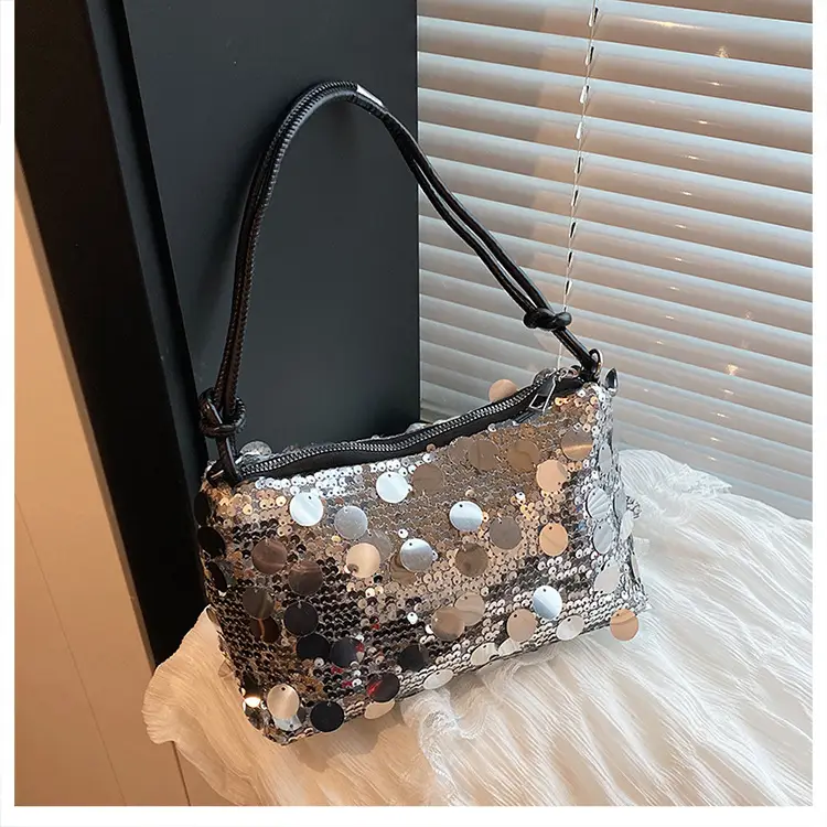 Silver Sequin Shoulder Bag for Women 2025 — feature 15