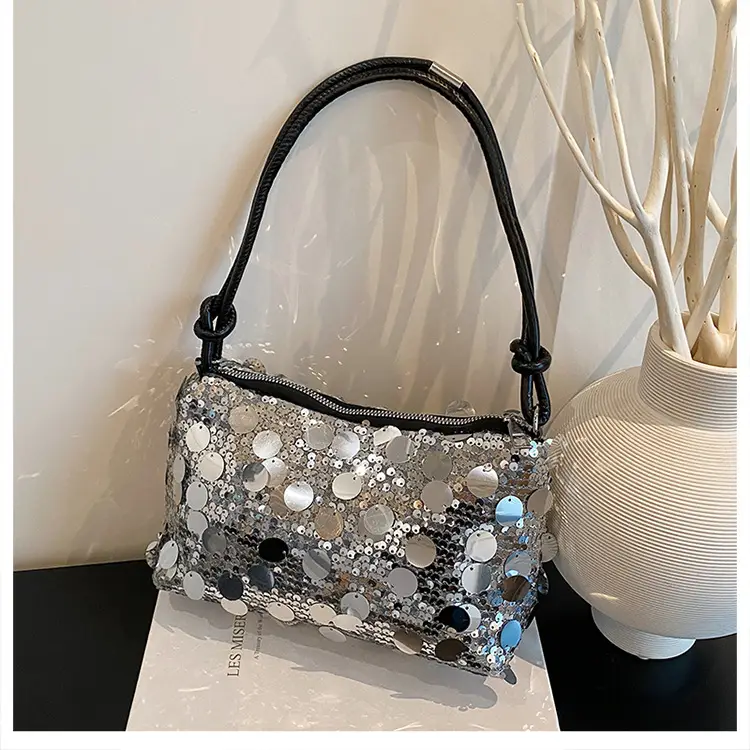 Silver Sequin Shoulder Bag for Women 2025 — feature 16