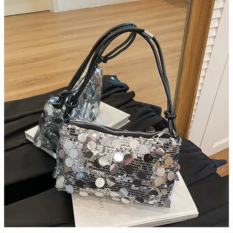 Silver Sequin Shoulder Bag for Women 2025 — feature 22