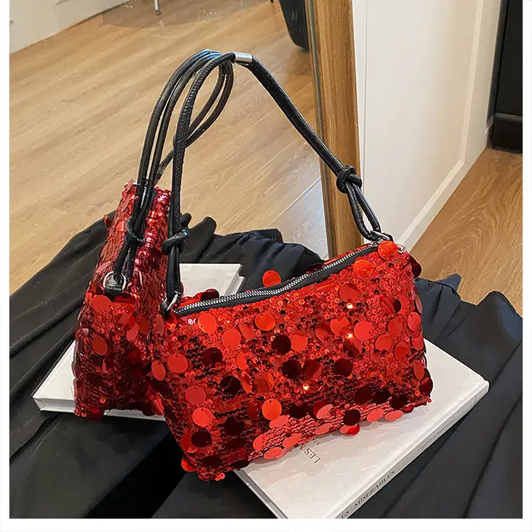 Silver Sequin Shoulder Bag for Women 2025 — feature 23