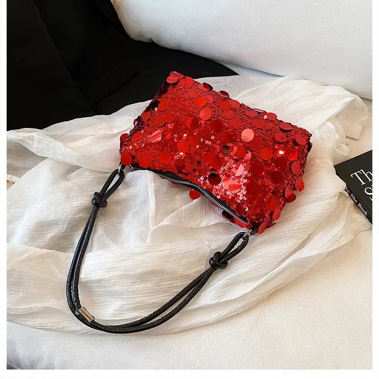 Silver Sequin Shoulder Bag for Women 2025 — feature 24