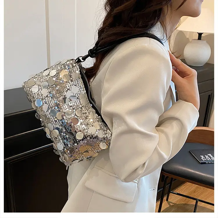 Silver Sequin Shoulder Bag for Women 2025 — feature 27