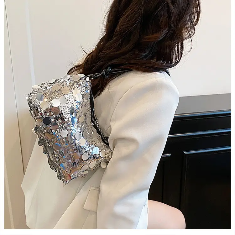 Silver Sequin Shoulder Bag for Women 2025 — feature 28