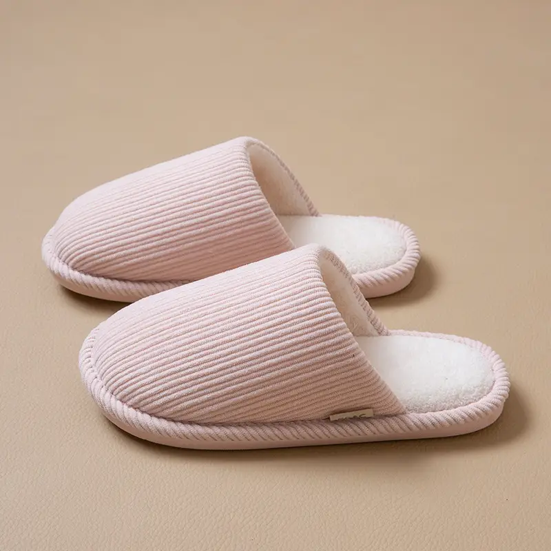 Japanese-Style Silent Slippers for Women Soft Cotton Autumn Winter - Image 4