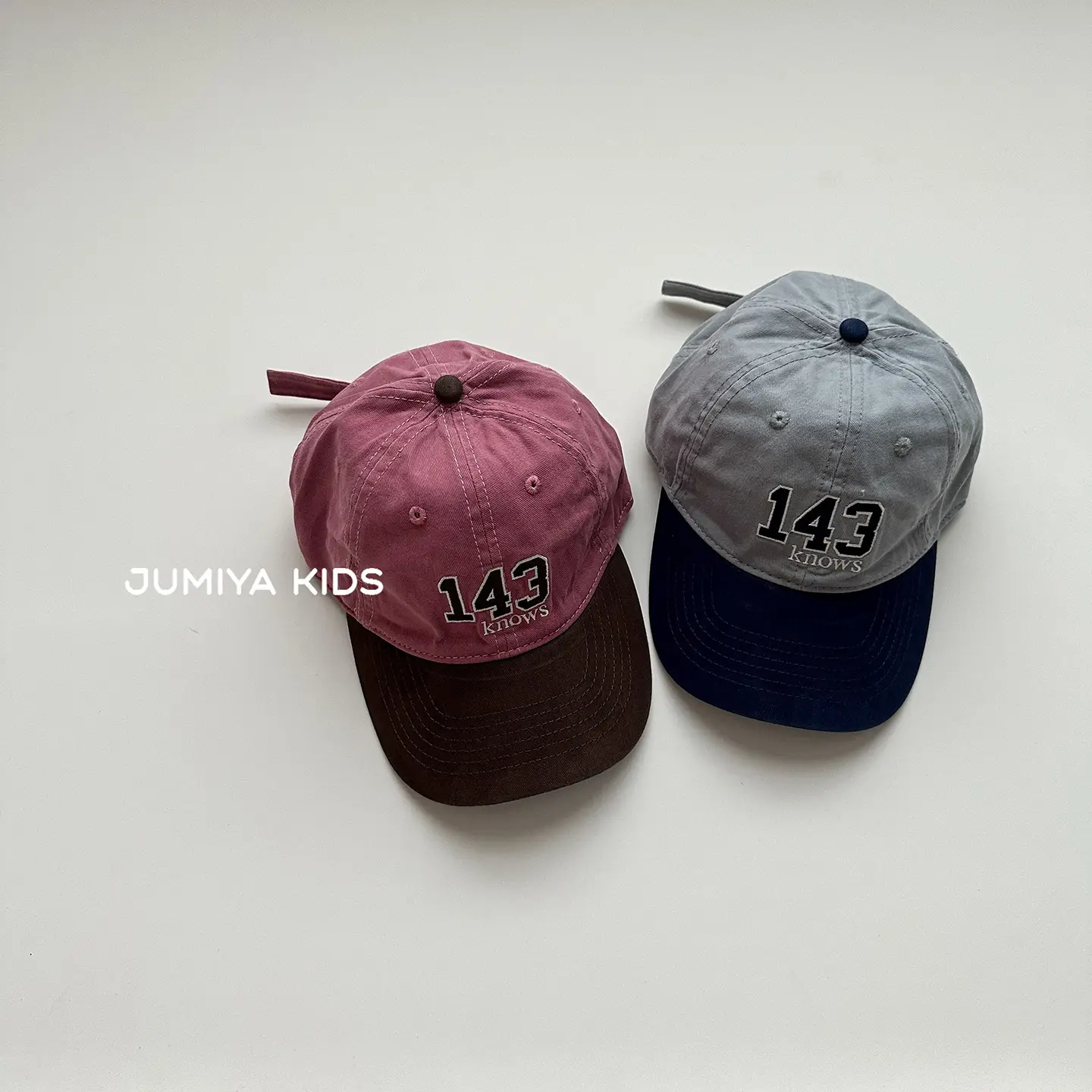 Children's 143 Baseball Cap Beige Black - Image 8