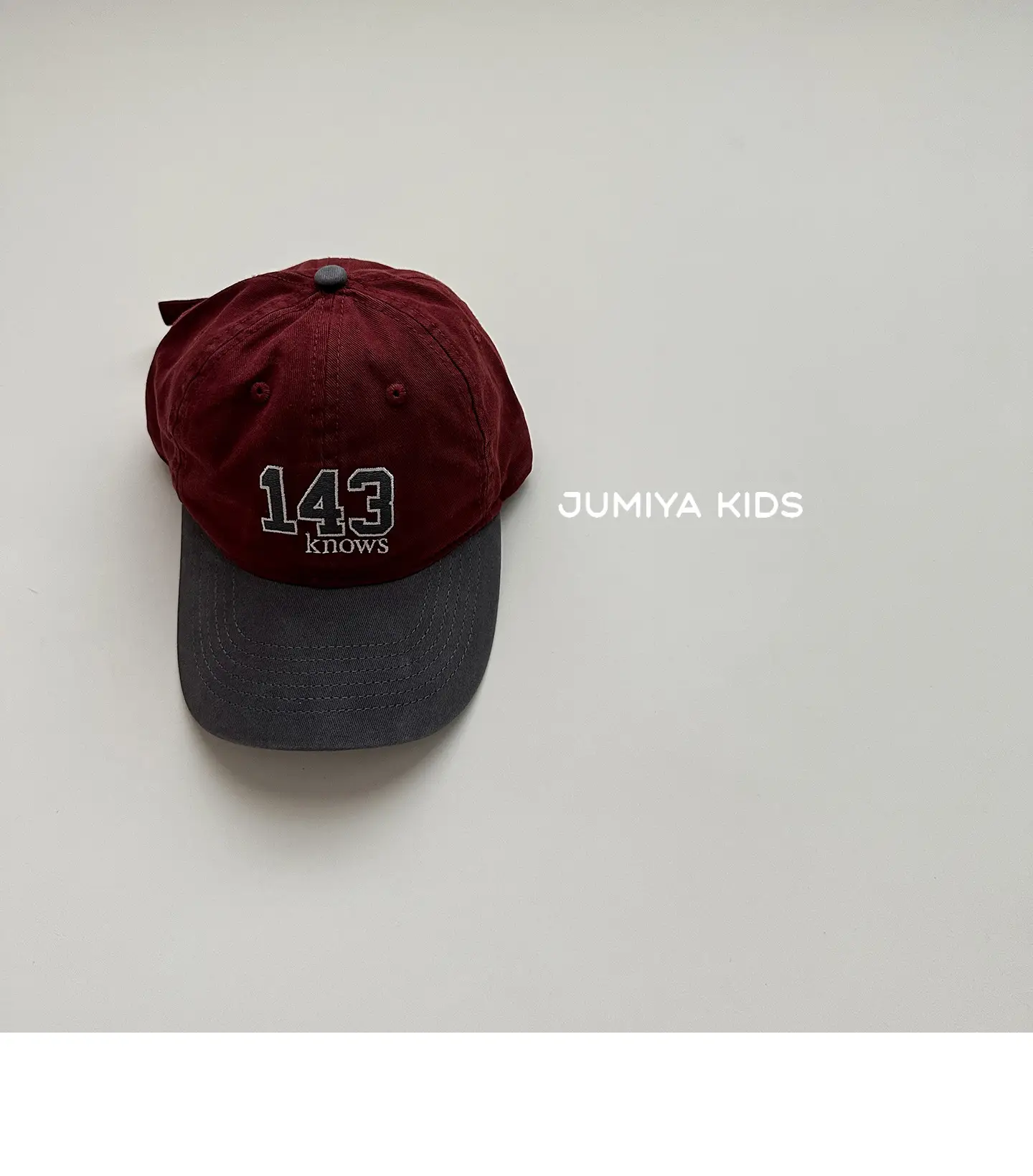 Children's 143 Baseball Cap Beige Black — feature 14