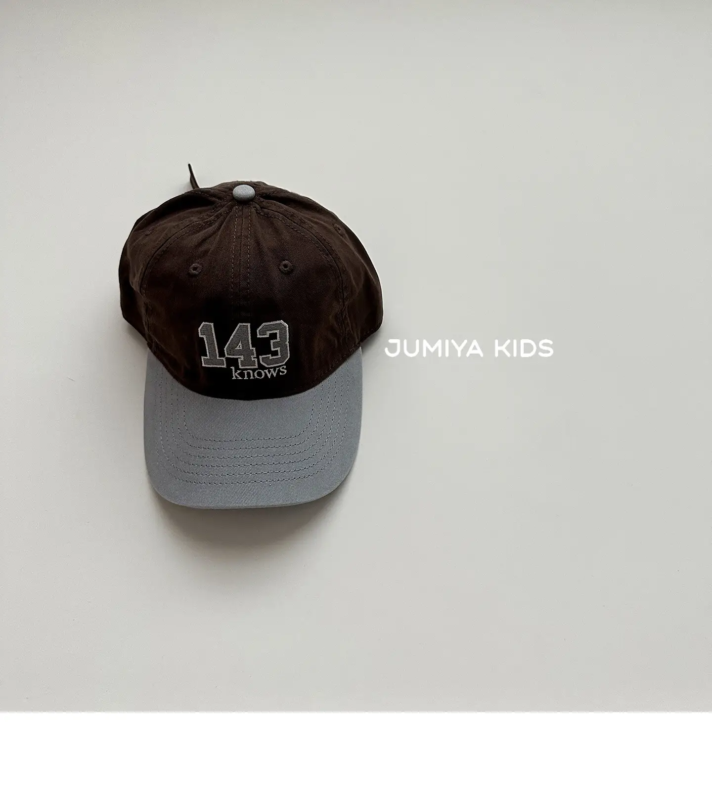 Children's 143 Baseball Cap Beige Black — feature 15