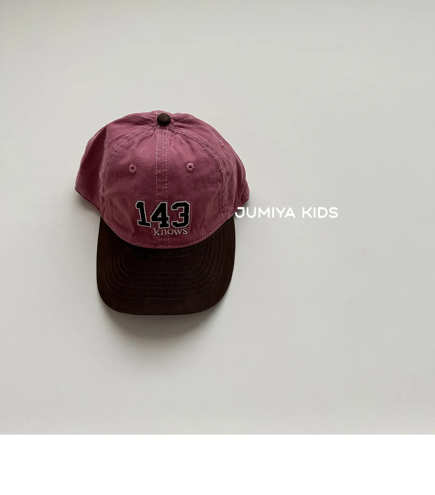 Children's 143 Baseball Cap Beige Black — feature 17