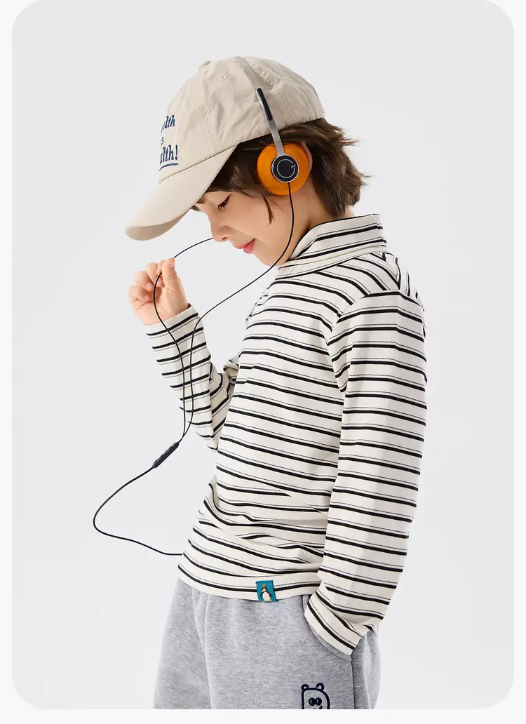 Winter Long Sleeve T-Shirt for Boys Girls Warm & Soft — feature 12