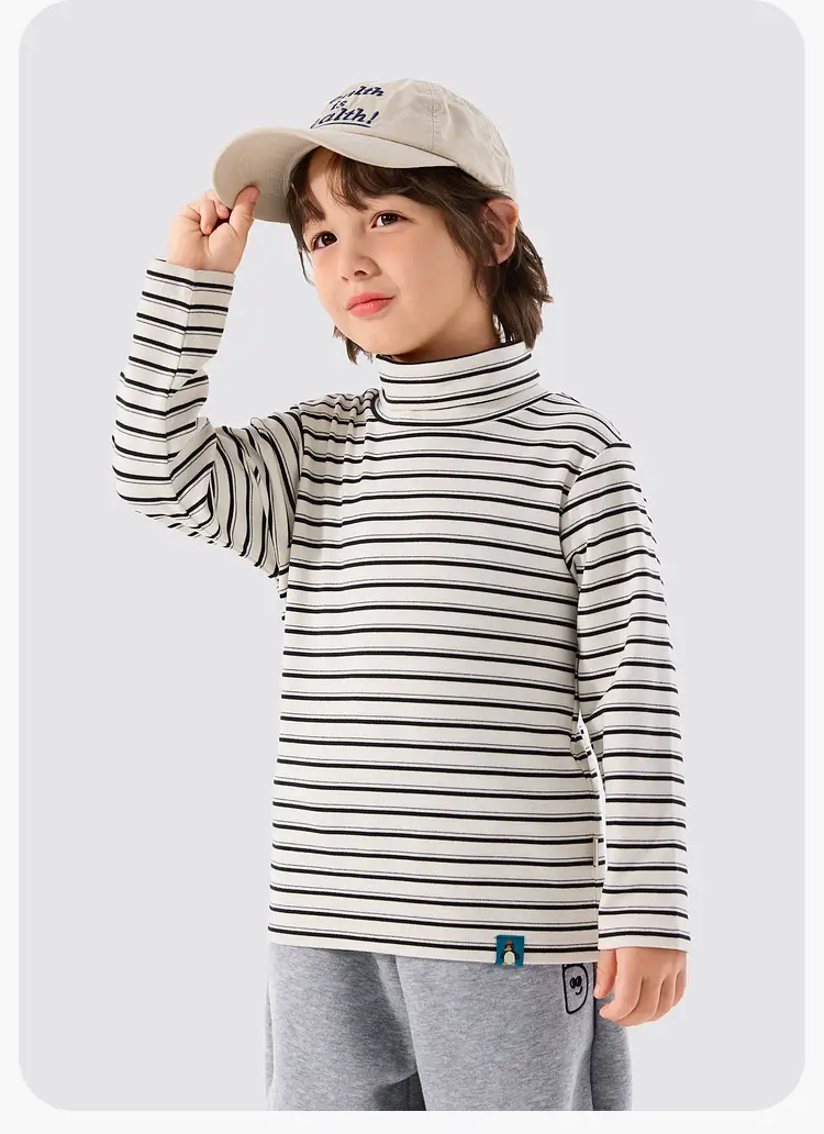 Winter Long Sleeve T-Shirt for Boys Girls Warm & Soft — feature 17