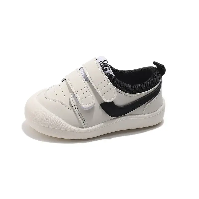 Baby Shoes White Soft Sole 0-2Yrs Boys Girls