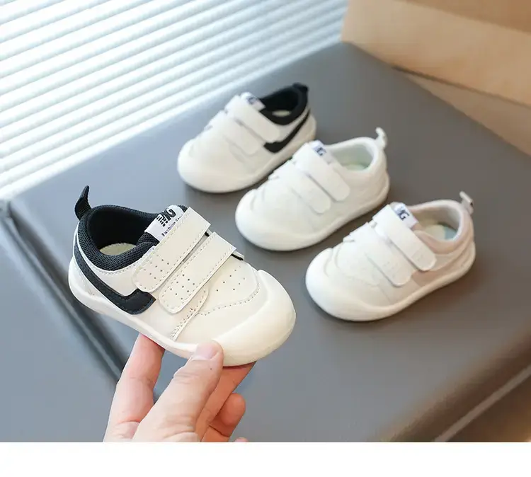 Baby Shoes White Soft Sole 0-2Yrs Boys Girls — feature 9