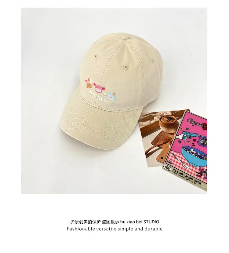Pink Puppy Embroidered Baseball Cap for Women — feature 10