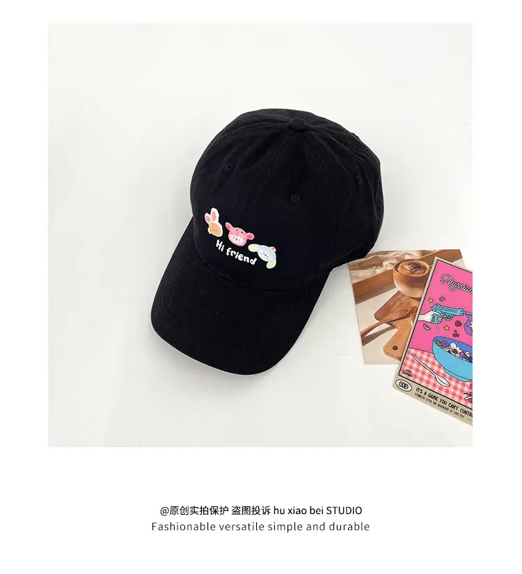 Pink Puppy Embroidered Baseball Cap for Women — feature 12