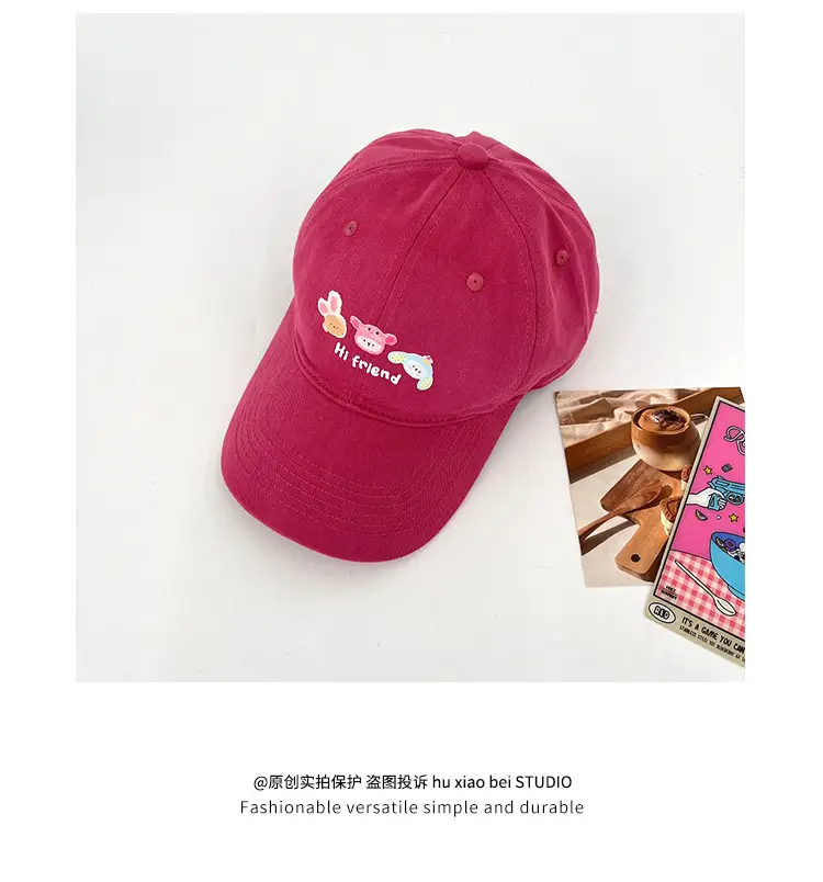 Pink Puppy Embroidered Baseball Cap for Women — feature 9