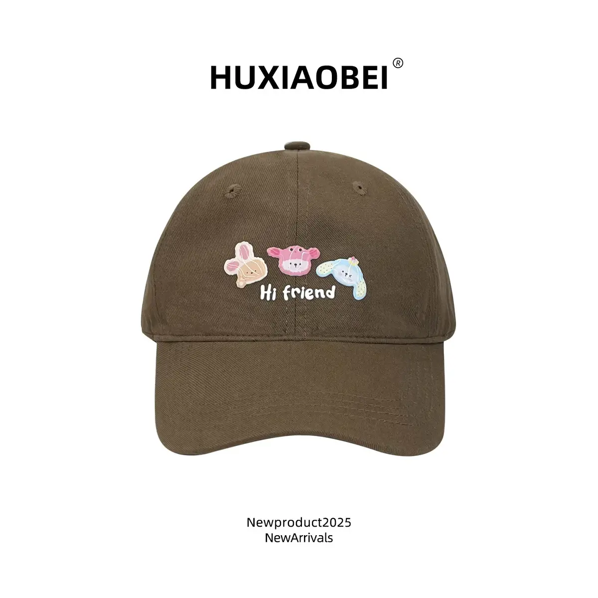 Pink Puppy Embroidered Baseball Cap for Women - Image 8