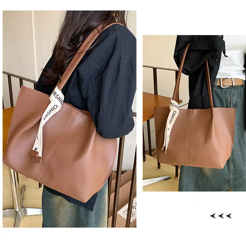 Women Retro Brown Leather Shoulder Bag 2025 — feature 6
