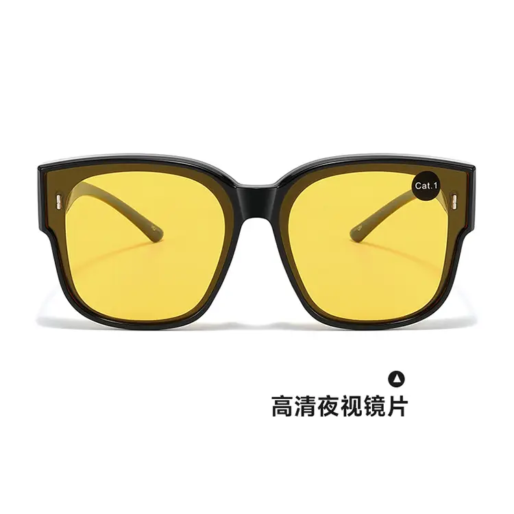 Anti-UV Polarized Sunglasses for Men Women C3 Black Frame - Image 16