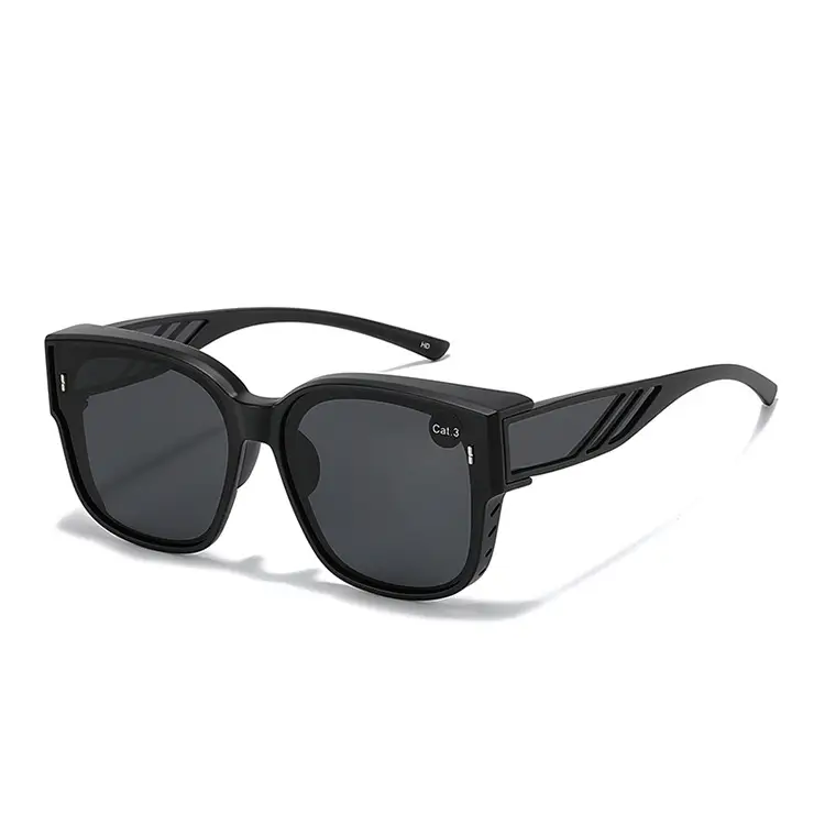 Anti-UV Polarized Sunglasses for Men Women C3 Black Frame - Image 17