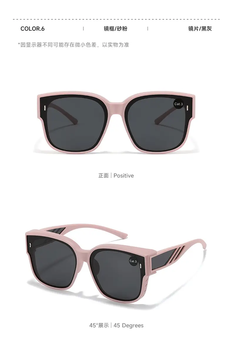 Anti-UV Polarized Sunglasses for Men Women C3 Black Frame — feature 13
