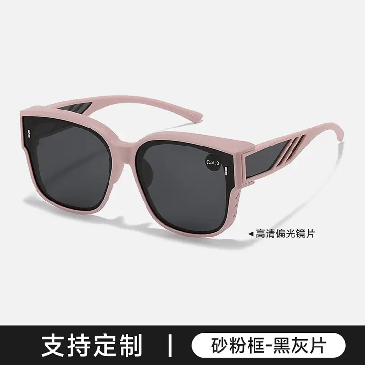 Anti-UV Polarized Sunglasses for Men Women C3 Black Frame - Image 7