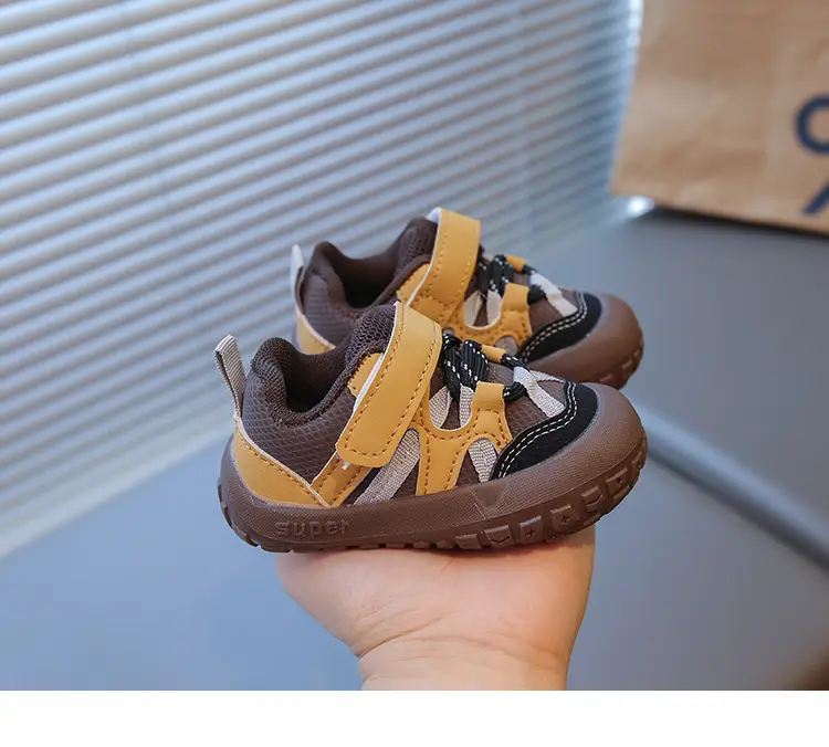 Baby Casual Shoes Brown Non-Slip Lightweight Toddler — feature 10
