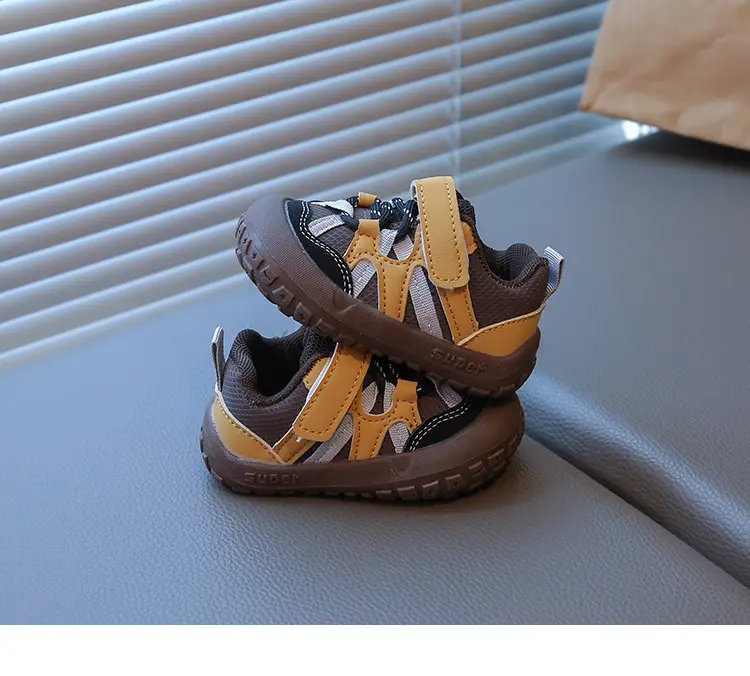 Baby Casual Shoes Brown Non-Slip Lightweight Toddler — feature 12