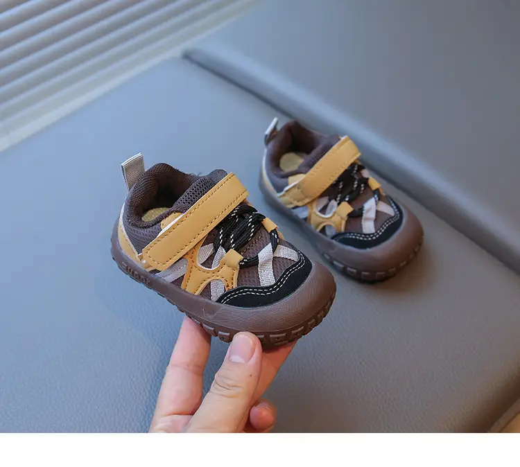 Baby Casual Shoes Brown Non-Slip Lightweight Toddler — feature 9