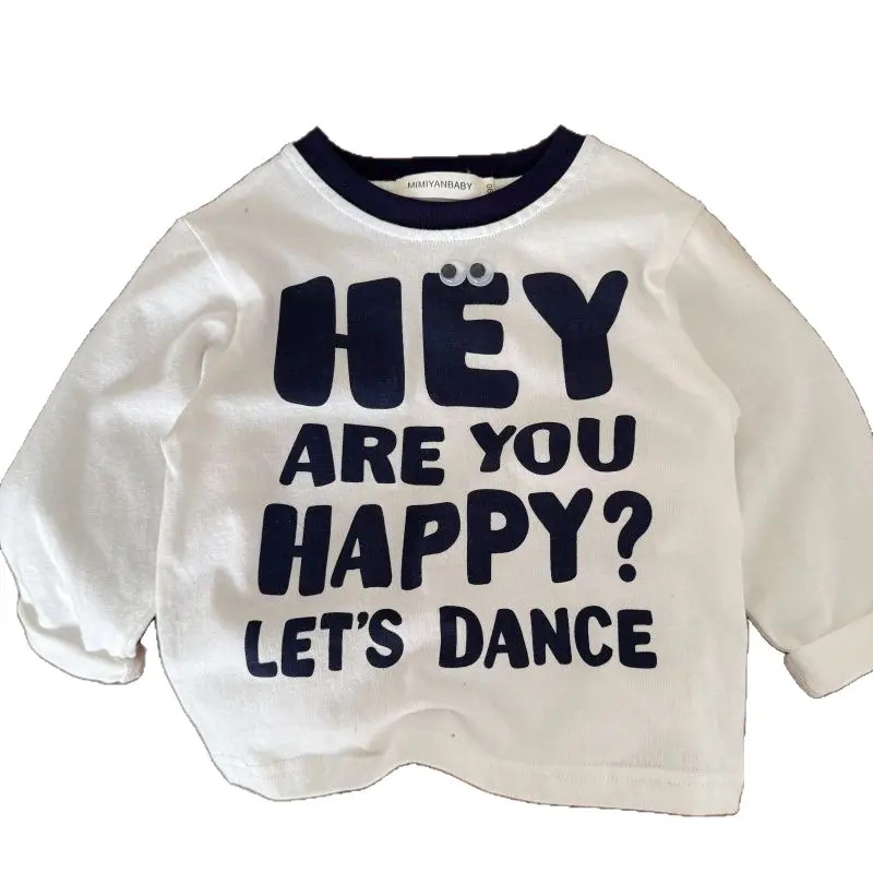 Children's Long Sleeve T-Shirt Cartoon Bottom Boys