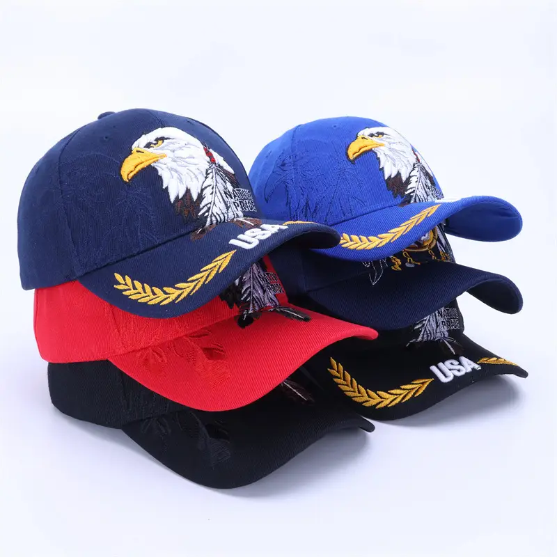 Men Navy Military Embroidered Cap Large — feature 21
