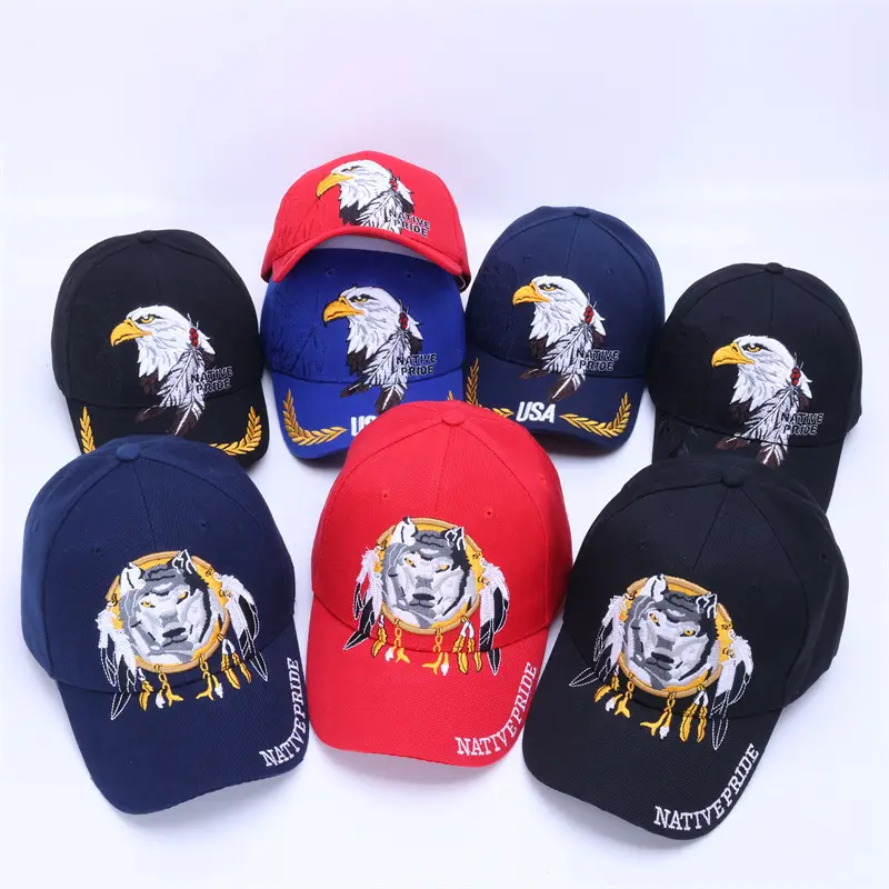 Men Navy Military Embroidered Cap Large — feature 23