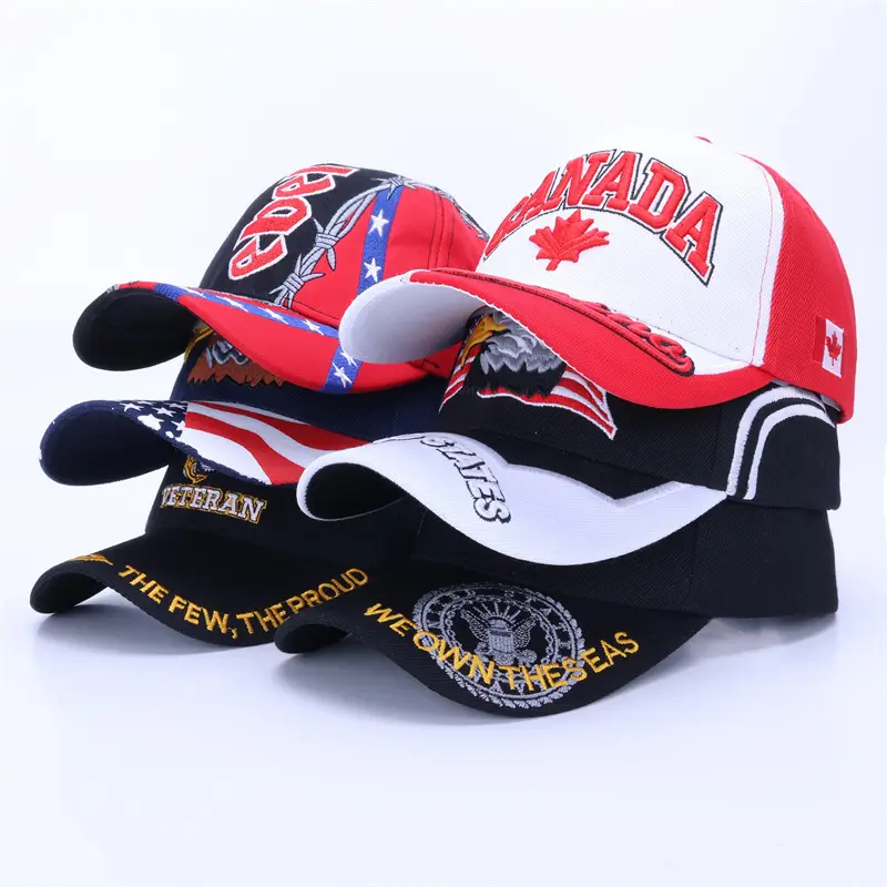 Men Navy Military Embroidered Cap Large — feature 28
