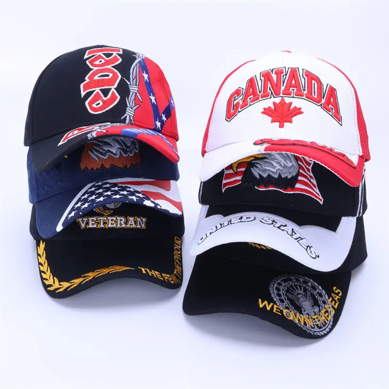 Men Navy Military Embroidered Cap Large — feature 29